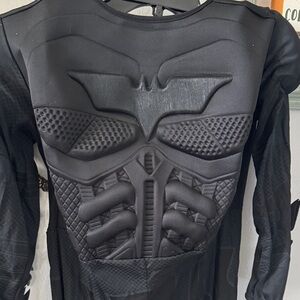 Batman Black Superhero Costume Like New! Large